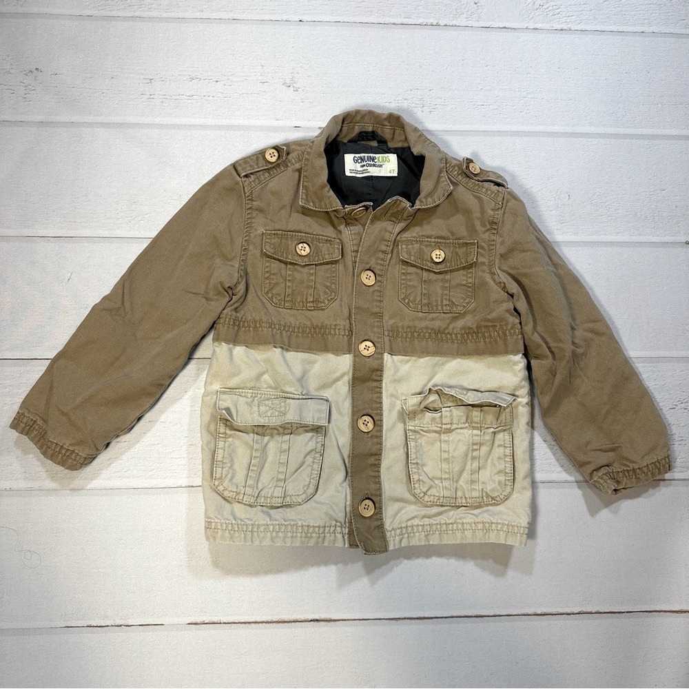 Genuine Kids by OshKosh B’Gosh 4T Toddler Utility Jacket Light Coat‎ 2016